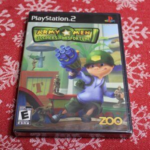 NEW Sealed Army Men Soldiers of Misfortune Playstation 2 PS2